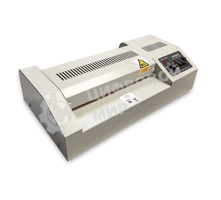 Ламинатор Гелеос FGK 320, А3, 2х250 (пленка 60-250мкм), 600 мм/мин, 4 вала, реверс, хол. ламин., регул. темп., металл. корпус, мах толщина 2мм