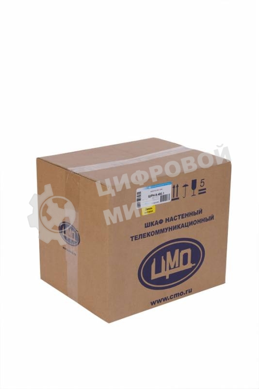 Шкаф телеком. настен, 6U, 600x650 дверь стекло (ШРН-6.650) (1 коробка)