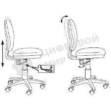 Кресло детское Бюрократ CH-W213/TW-13A розовый TW-13A (пластик белый)