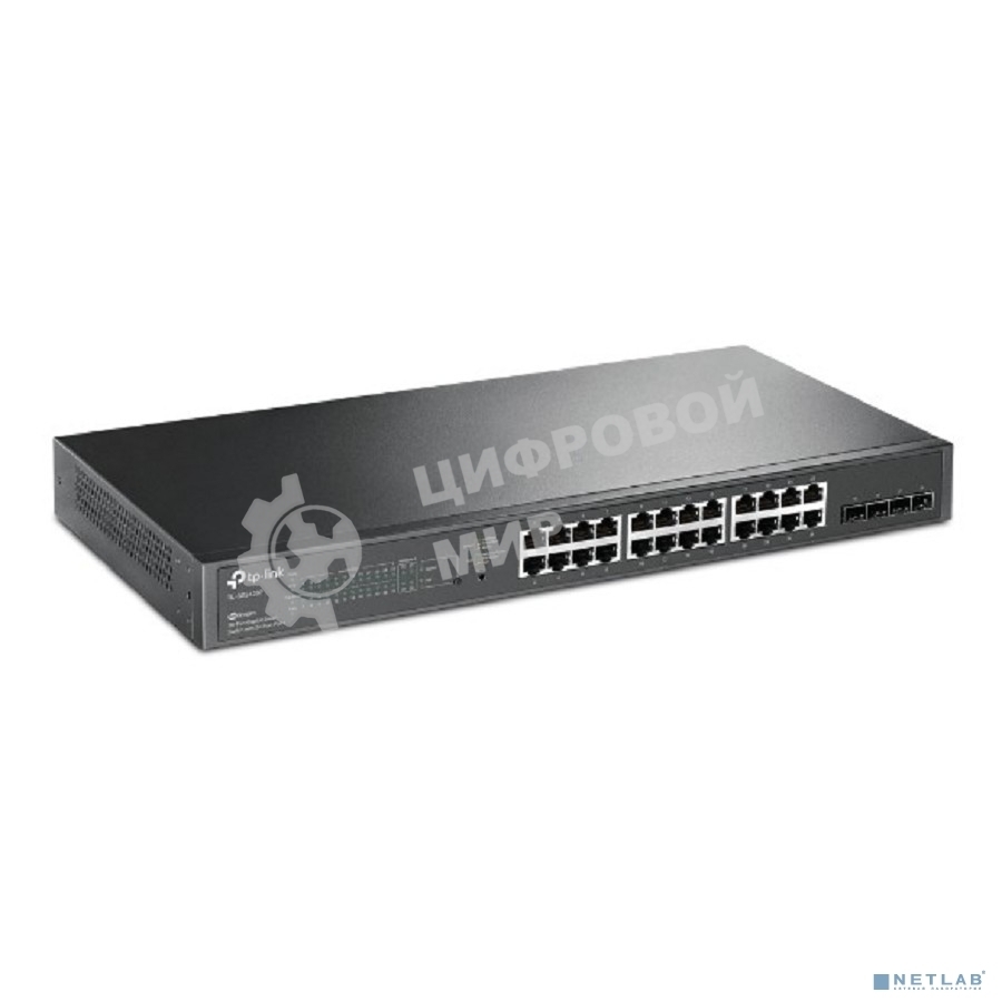 Коммутатор TP-Link TL-SG2428P JetStream гигабитный Smart коммутатор на 24 порта PoE+ и 4 SFP-слота SMB