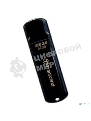 Флешка USB Transcend JetFlash 700 (TS64GJF700), 64Gb, USB 3.0, R/W 70/20, черный