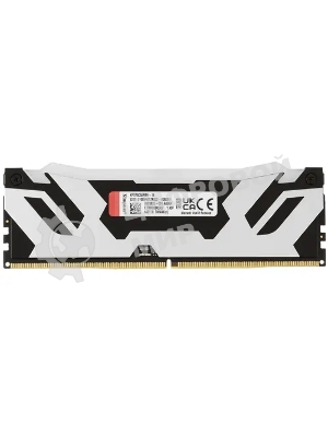 Оперативная память Kingston Fury Renegade, DDR5, 48Gb (1x48Gb), 6000MHz, CL32, DIMM, с радиатором, RGB, cеребристый/черный