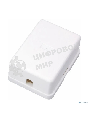 Рoзетка телефонная внешняя Rexant, 1 порт RJ-14(6P-4C), категория 3, (50 шт/уп)