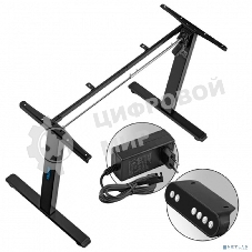 Подстолье электрическое с регулировкой по высоте Kromax OMEGA-40 black, 1 шт/уп. 710-1160 мм