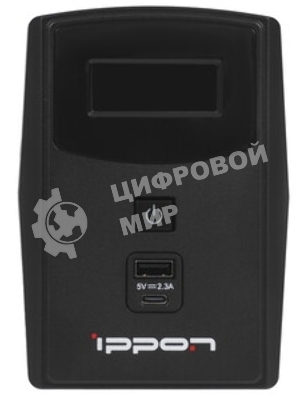 Источник бесперебойного питания Ippon Back Power Pro II 600 360Вт 600ВА черный