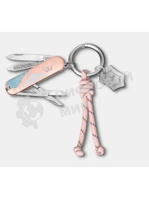 Нож перочинный Victorinox Classic SD Paris Style (0.6223.E221) 58мм 7 функций розовый подар.коробка