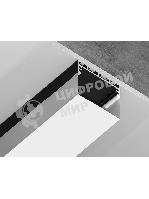 Алюминиевый профиль Ambrella light GP3070BK черный 2000*45*42
