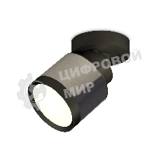 Светильник Ambrella Light XM8115001 DCH/SBK/PBK черный хром/черный песок/черный полированный GX53 (A2229, A2106, C8115, N8113)