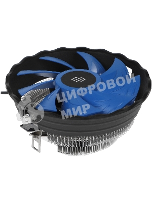 Кулер Digma D-CPC95-PWM2 синий/черный 120мм алюминий 1500rpm 29db 4-pin 95W 66мм