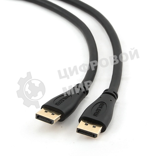 Кабель DisplayPort Gembird, 1.8м, 20M/20M, черный, экран, пакет