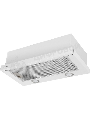 Вытяжка телескопическая HOMSair Flat 50 белый, 50 см, 520 куб. м/ч, 47 дБ