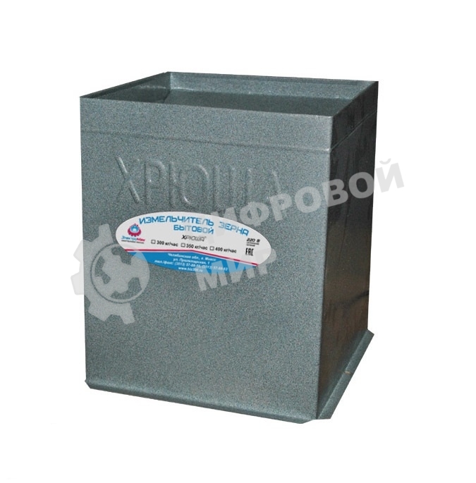 Зернодробилка Гринтекс Хрюша-300 1,75 кВт, 300 кг/ч, квадрат.