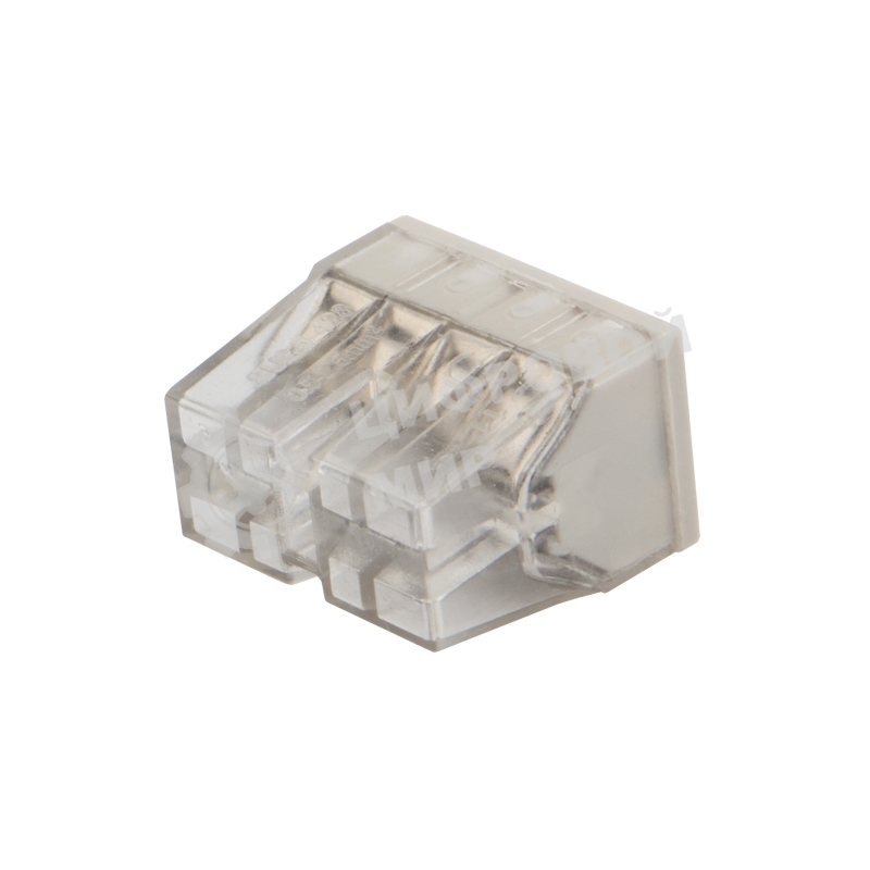 Экспресс-клемма с пастой Rexant СМК 2273-248, 8-проводная 0.5-2.5 мм², прозрачная, блистер (6 шт./уп.)