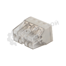 Экспресс-клемма с пастой Rexant СМК 2273-248, 8-проводная 0.5-2.5 мм², прозрачная, блистер (6 шт./уп.)