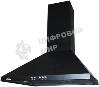 Вытяжка каминная Elikor Вента 60П-650-К3Д черный, 60 см, 650 куб. м/ч, 56 дБ