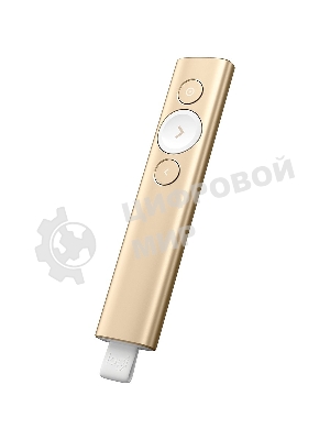 Презентер беспроводной Logitech Spotlight золотистый, радиоканал, USB, кнопки - 3