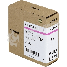 Картридж струйный Canon PFI-1300 PM фото пурпурный (330 мл) для Canon imagePROGRAF PRO-2000, PRO-4000, PRO-4000S, PRO-6000S