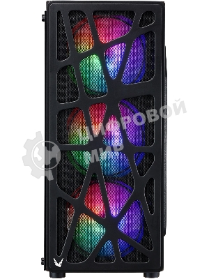 Компьютерный корпус Aerocool/Formula MANA черный без БП ATX 6x120мм 2xUSB 2.0 1xUSB 3.0 audio bott PSU