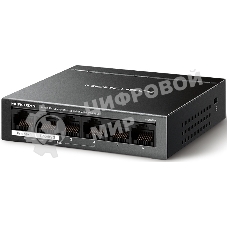 Коммутатор настольный Mercusys MS106LP с 6 портами 10/100 Мбит/с (4 порта PoE+)