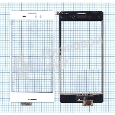 Сенсорное стекло (тачскрин) для Sony Xperia M4 Aqua белое
