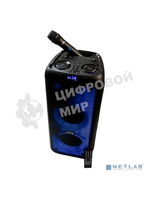 Акустическая колонка 1.0, Dialog Oscar AO-200 45WRMS, Караоке с беспр. микр., BT/FM/USB/SD/LED