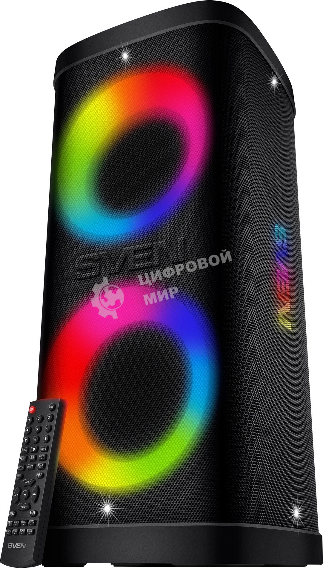 Колонка порт. Sven АС PS-930 черный 150W 1.0 BT/3.5Jack 7200mAh (SV-022402)