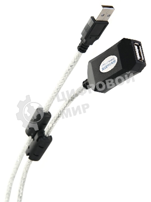 Кабель-адаптер/Кабель-адаптер USB2.0-repeater, удлинительный активный Am-->Af 25м AOpen ACU823-25M