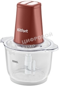 Измельчитель электрический Kitfort КТ-3534 2л. 500Вт красный