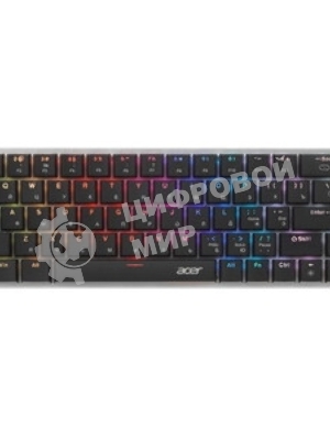 Клавиатура проводная Acer OKW302 (ZL.KBDCC.01C), USB, серебристый