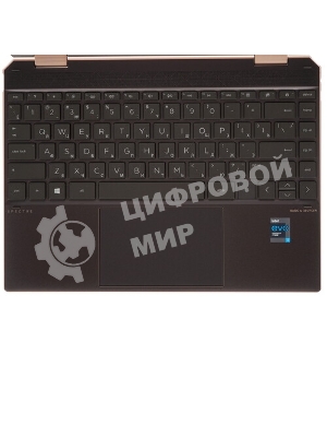 Клавиатура для ноутбука HP Spectre x360 14-ef серебро