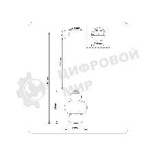 Подвесной светодиодный светильник Ambrella light LH11057 BK/SM черный/дымчатый 18W 3000K D230*350