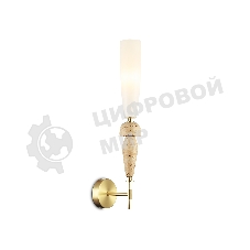Настенный светильник Ambrella light LH75369 GD/WH золото/белый G9 max 28W 70*150*560