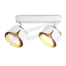Светильник Ambrella light TN71229/2 WH/GD белый/золото GX53/2 220*100*147