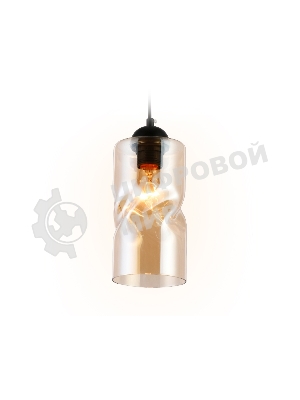 Светильник подвесной TR3555 BK/TI черный/янтарь E27 max 40W D110*1200