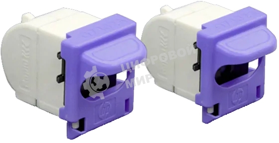 Картридж со скрепками HP Q7432A, комплект 2 картриджа по 1500 скрепок, для LJ M2727/M3035/3390/3392/CM3530/M525/M575, (1500x2)