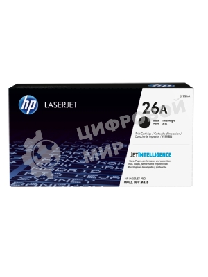 Тонер Картридж HP 26A CF226A черный для HP LJ Pro M402/M426 (3100 стр.)
