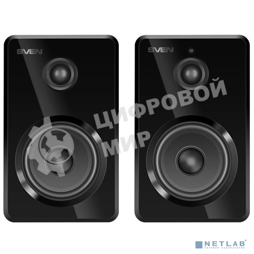 Акустическая система Sven 2.0 Sven SPS-725 черный (50 Вт, BT, пульт)
