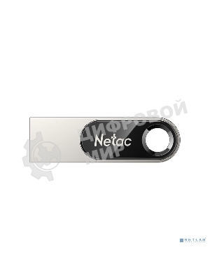 Флешка USB Netac U278 (NT03U278N-032G-20PN), 32Gb, USB 2.0, R/W 50/10, серебристый/черный