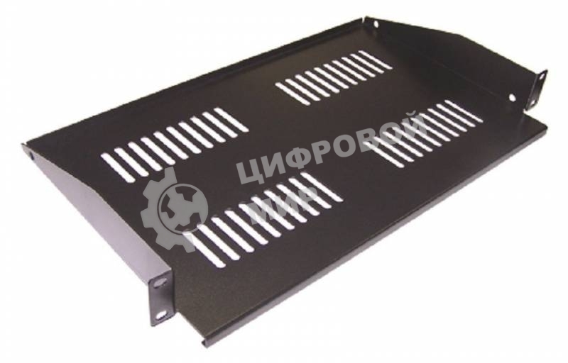 Полка фронтальная, глубина 300 мм, 2U, нагрузка - 60 кг