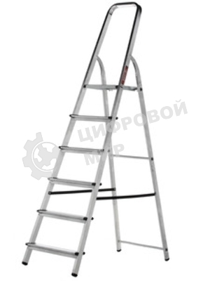 Стремянка алюминиевая Вихрь СА 1х6