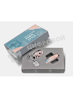 Нож перочинный Victorinox Classic SD Paris Style (0.6223.E221) 58мм 7 функций розовый подар.коробка
