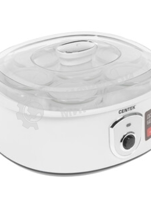 Йогуртница Centek CT-1442 15 Вт, 200 мл, емкостей - 7 шт, материал баночек - стекло, белый