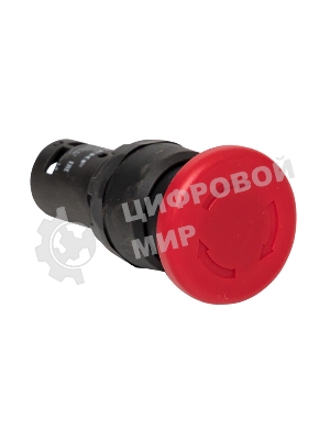 Кнопка SW2C-11MZ повортная красная Грибок 1з+1р