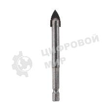 Сверло по стеклу и керамике Kranz 10 мм, шестигранный хвостовик