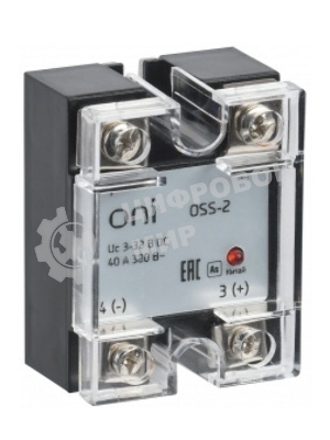Реле твердотельное OSS-2 40А 380В AC 3-32В DC ONI OSS-2-3-40-B