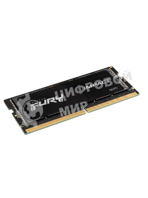 Оперативная память Kingston Fury Impact, DDR5, 16GB (1x16 GB), 5600 MHz, CL40, SO-DIMM