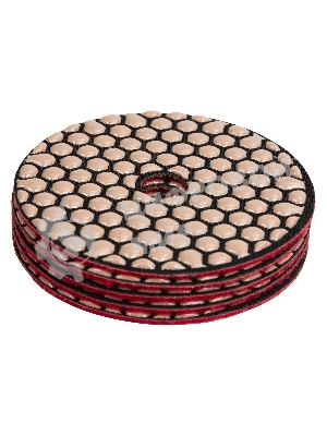 Алмазный гибкий шлифовальный круг Matrix, 100 мм, P 100, сухое шлифование, 5 шт.