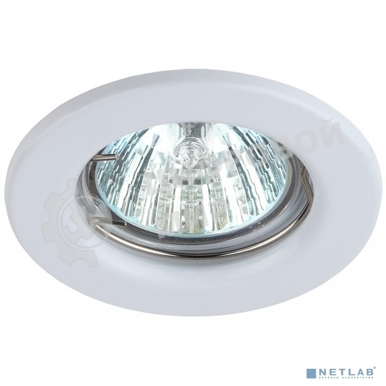 Светильник ЭРА ST1 WH штампован. MR16 12В 50Вт бел.