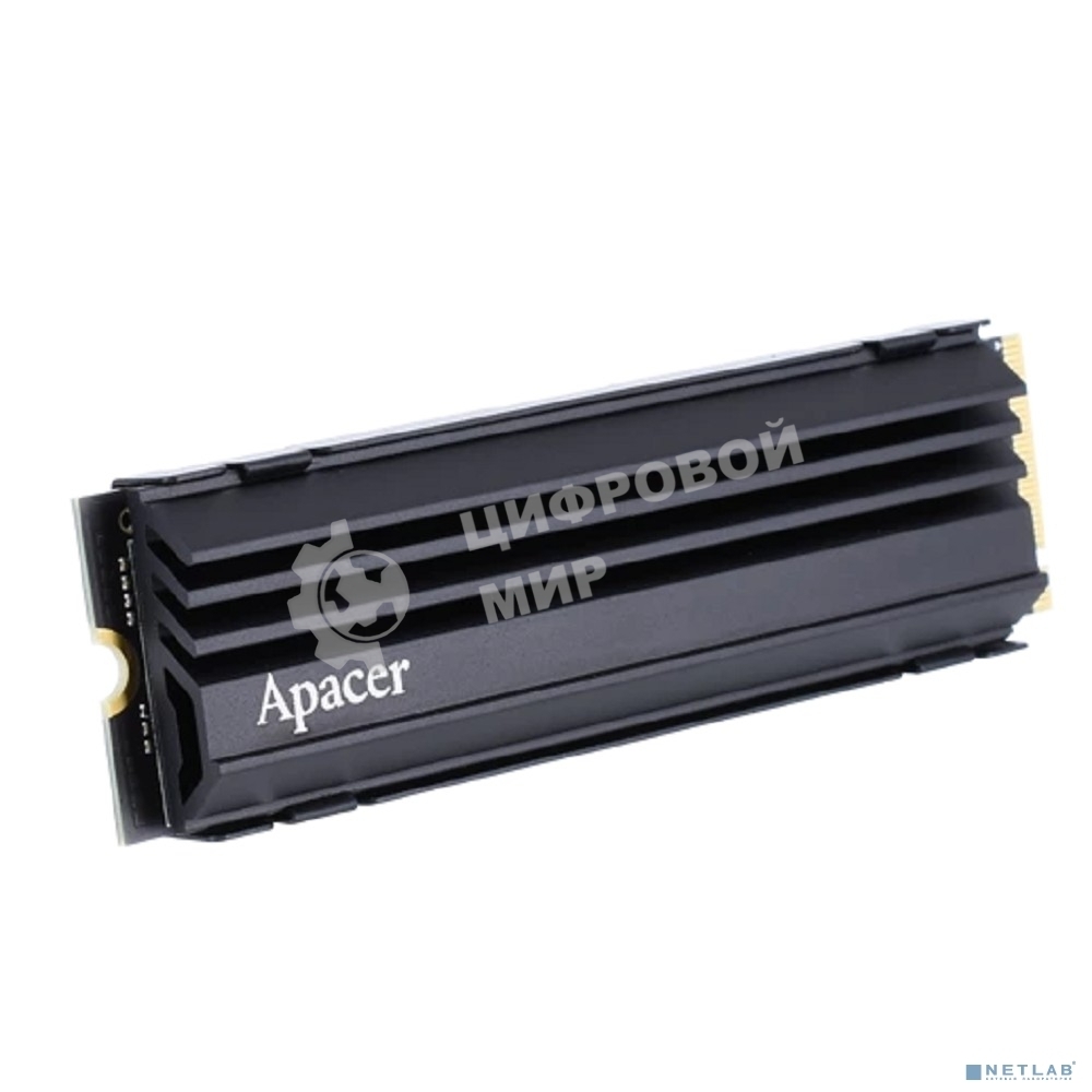 Накопитель SSD Apacer 2Tb, PCIe 4.0 x4, M.2 2280, NVMe 1.4, R/W 7400/7000, с радиатором