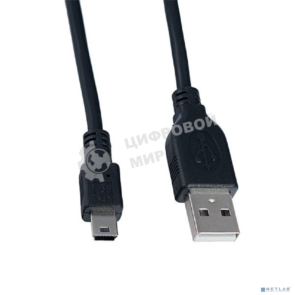 Кабель PERFEO USB2.0 A вилка - Mini USB вилка, длина 0,5 м (U4304)